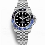 Model Rolex GMT Master II 40MM Watches - Black&Blue Ceramic Bezel Oyster Jubilee Bracelet